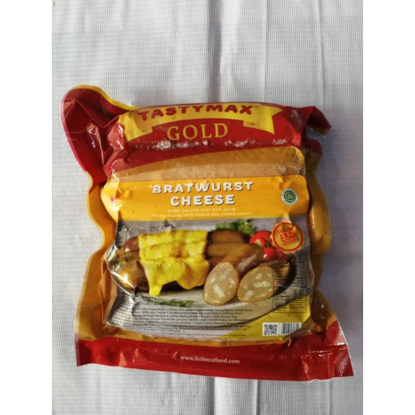 

Tasty max gold sosis sapi keju 500g sosis sapi jumbo isi 6s