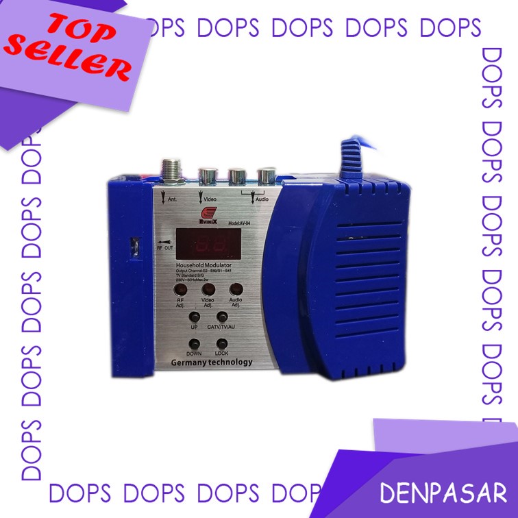 Terlaris Modulator AV-04 AV To RF Skyview UHF & VHF S Band TV Kabel DOPS