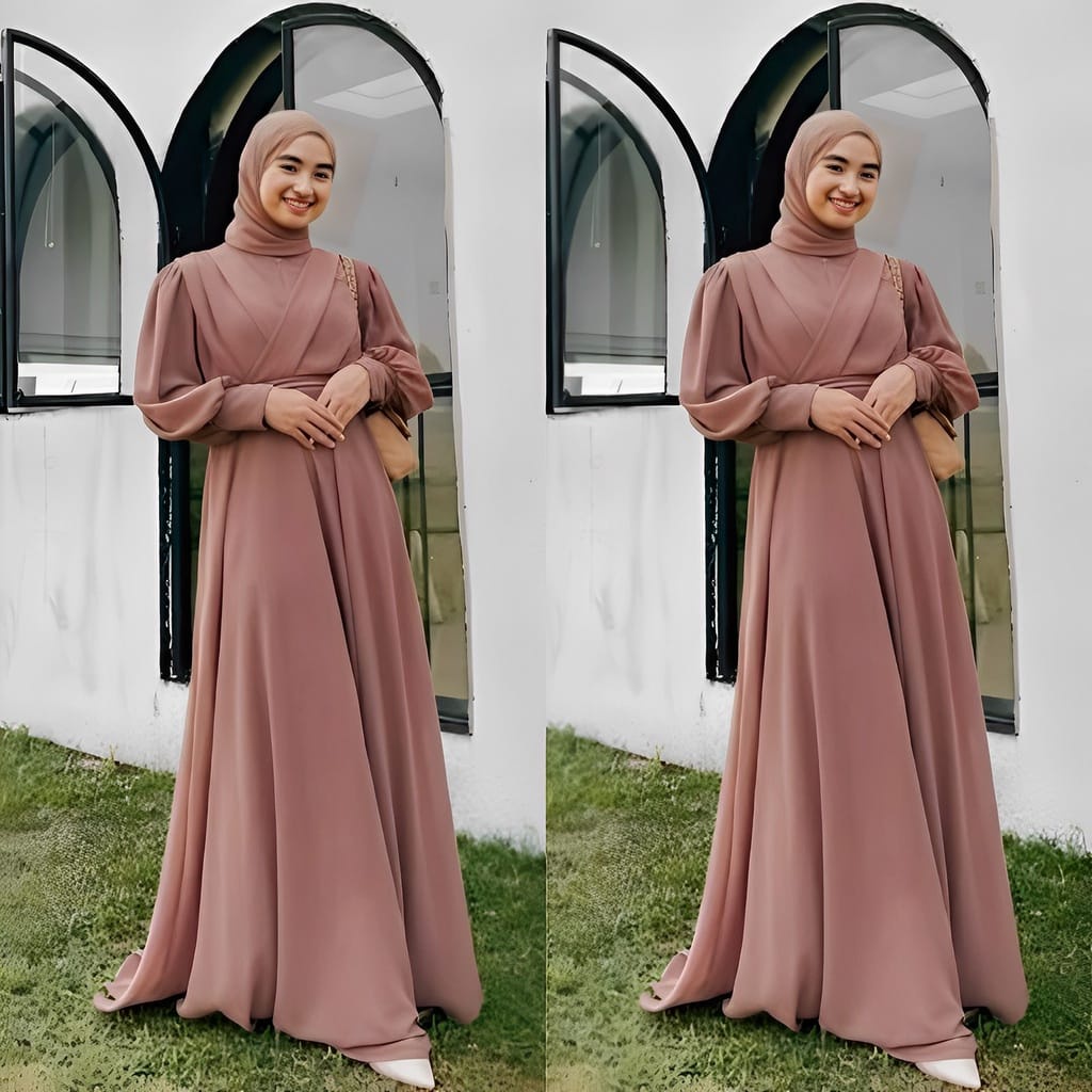 COD Agnia Dress Crincle Airflow Premium // Gamis Kondangan Wanita Terbaru 2023 // Dress Pesta Wanita Dewasa // Rinka Dress // Fashion Wanita Muslimah Kekinian // Gamis Wanita Jumbo Lengan Panjang // Outfit Wanita Remaja Termurah // Busana Muslim Wanita