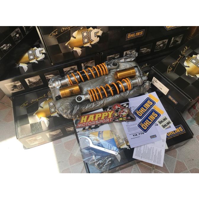 PRODUK- SHOK BELAKANG OHLINS NEW NMAX 155 2018 TABUNG CLICK REBOUND YA 776 YMH .