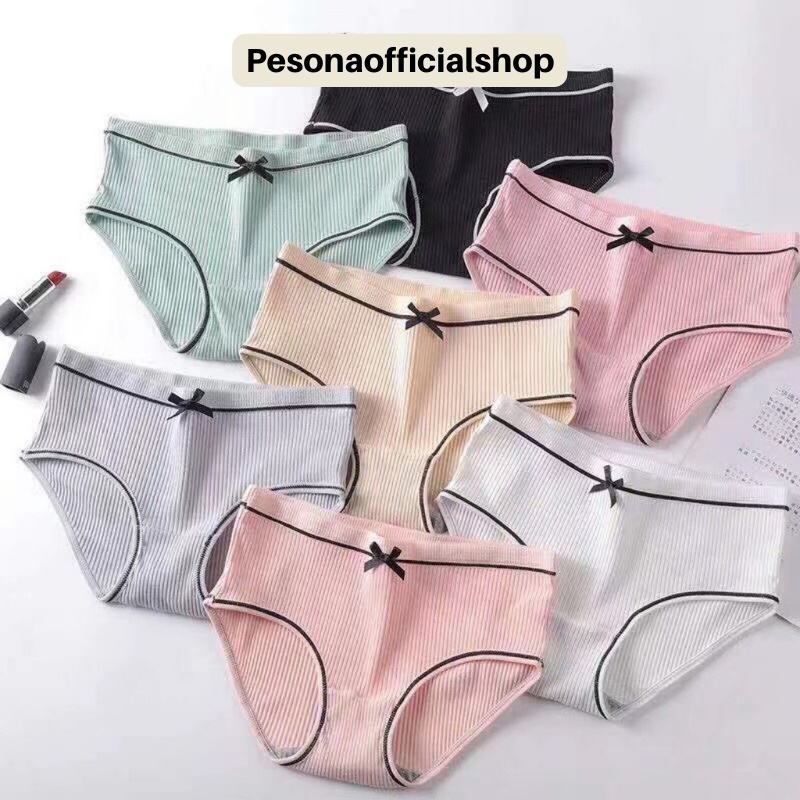 COD POS 1701 Celana Dalam Wanita Seamless Motif Pita