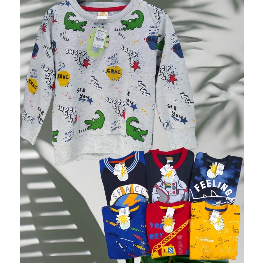 Sweater jaket anak cowok LITTLE M FULL TAG ORIGINAL size xs s m l xl