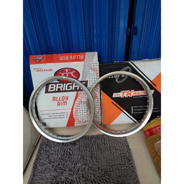 VELG PELEK VELEG TK JAPAN RING 16 UKURAN 160 160 SAMA RATA MODEL U SETENGAH LINGKAR WARNA SILVER