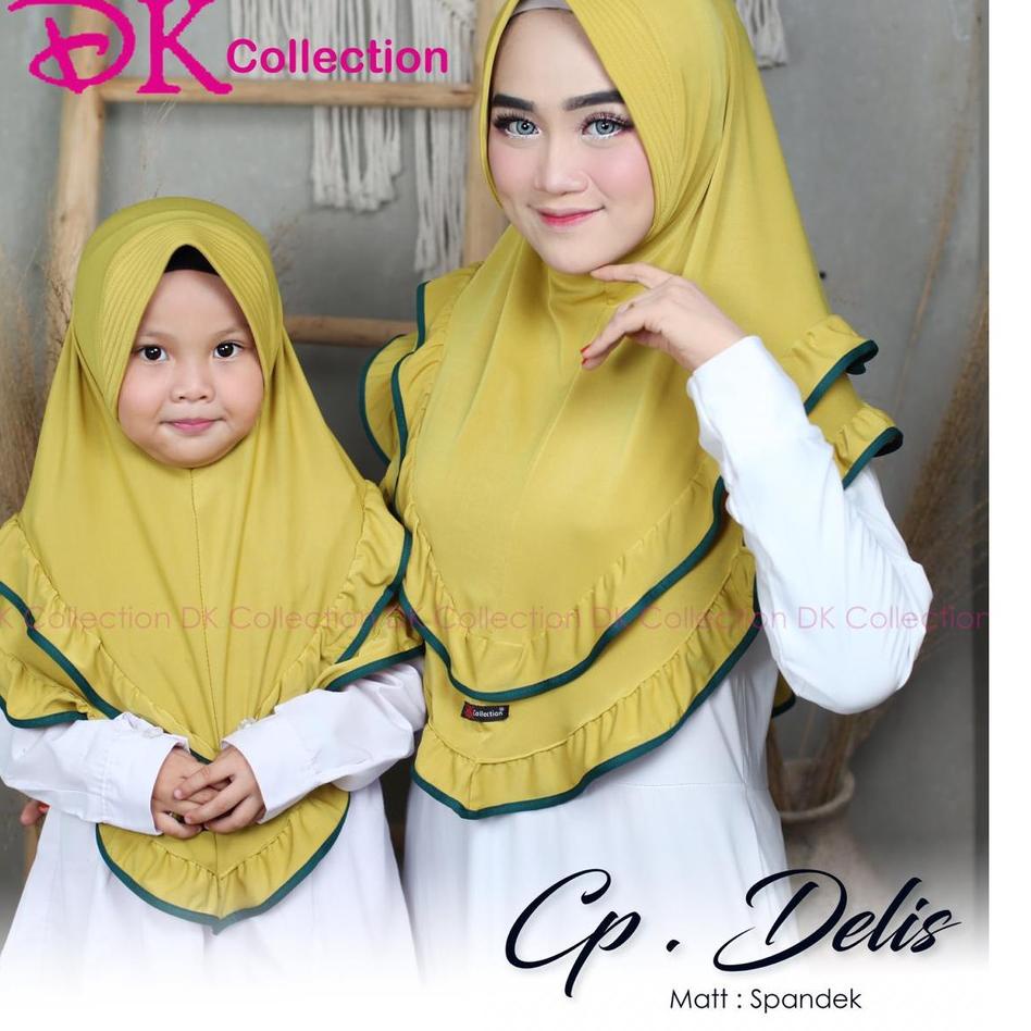 "SUN.18Oc22т" HIJAB COUPLE DELIS / JIBAB COUPLE IBU DAN ANAK ORI DK