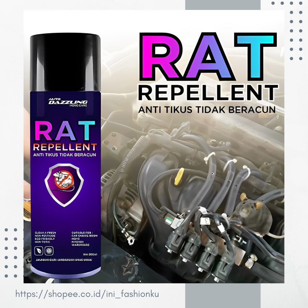 (TERLARIS) SUPER MURAH AUTO DAZZLING RAT REPELLENT ANTI TIKUS PENGUSIR TIKUS RUANG MESIN MOBIL BISA COD