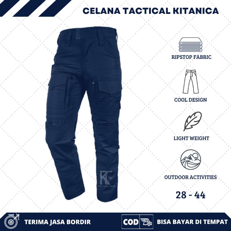 Celana Tactical kitanica panjang Cargo