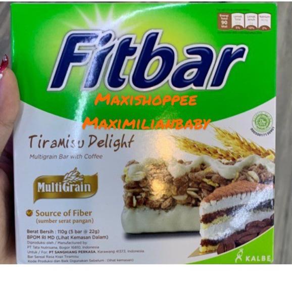 

✨Terbaru✨ FITBAR TIRAMISU DELIGTH ISI 5BAR/BOX / FITBAR SNACK DIET MULTIGRAIN 