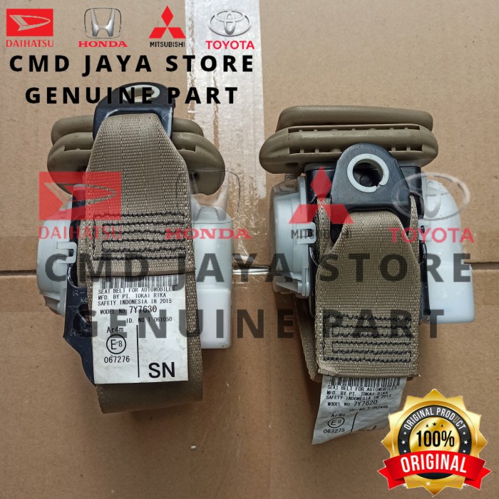 Safetybelt Safety Belt Seatbelt Tengah All New Avanza Xenia 2012-2020