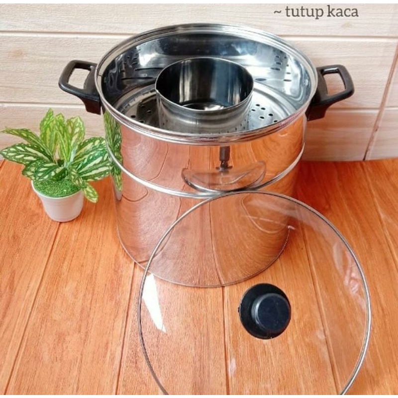 Dandang bakso tutup kaca