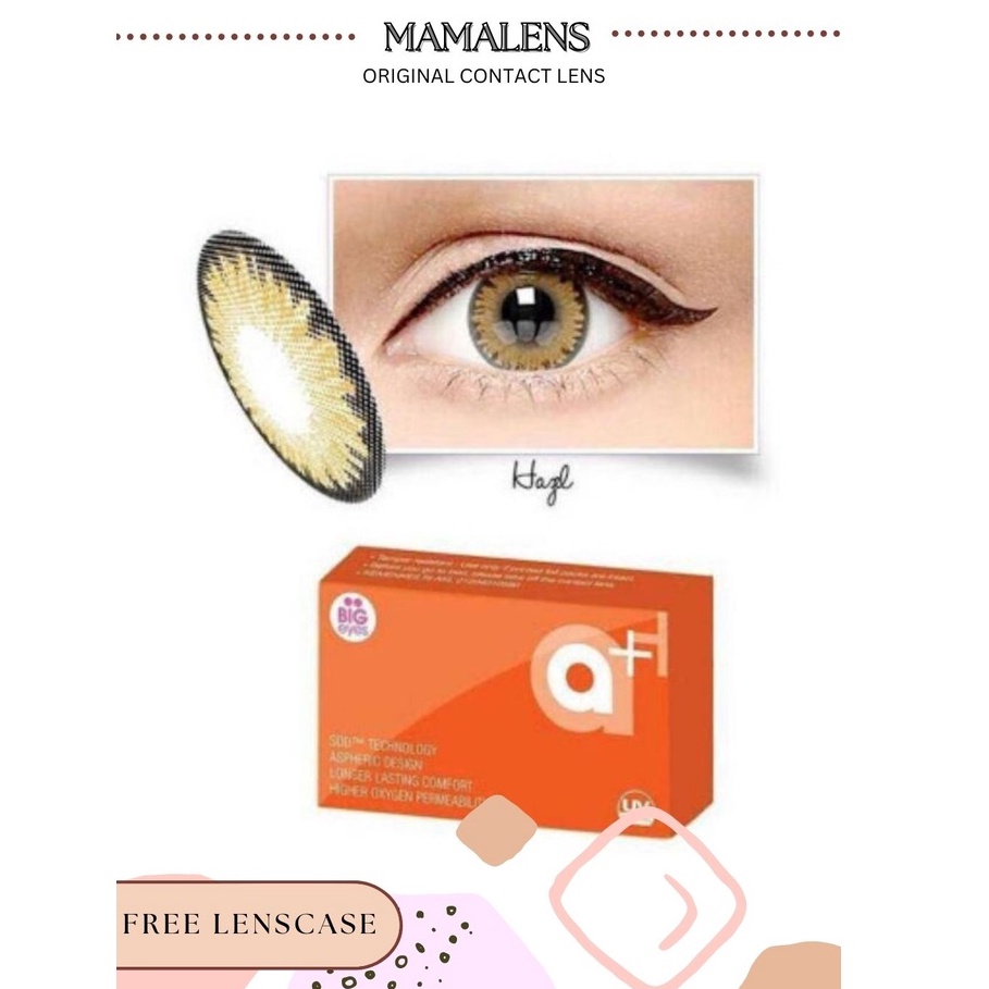 Softlens A+ New Normal &amp; Minus -0.50 sd -6.00 Free Lenscase -MAMALENS