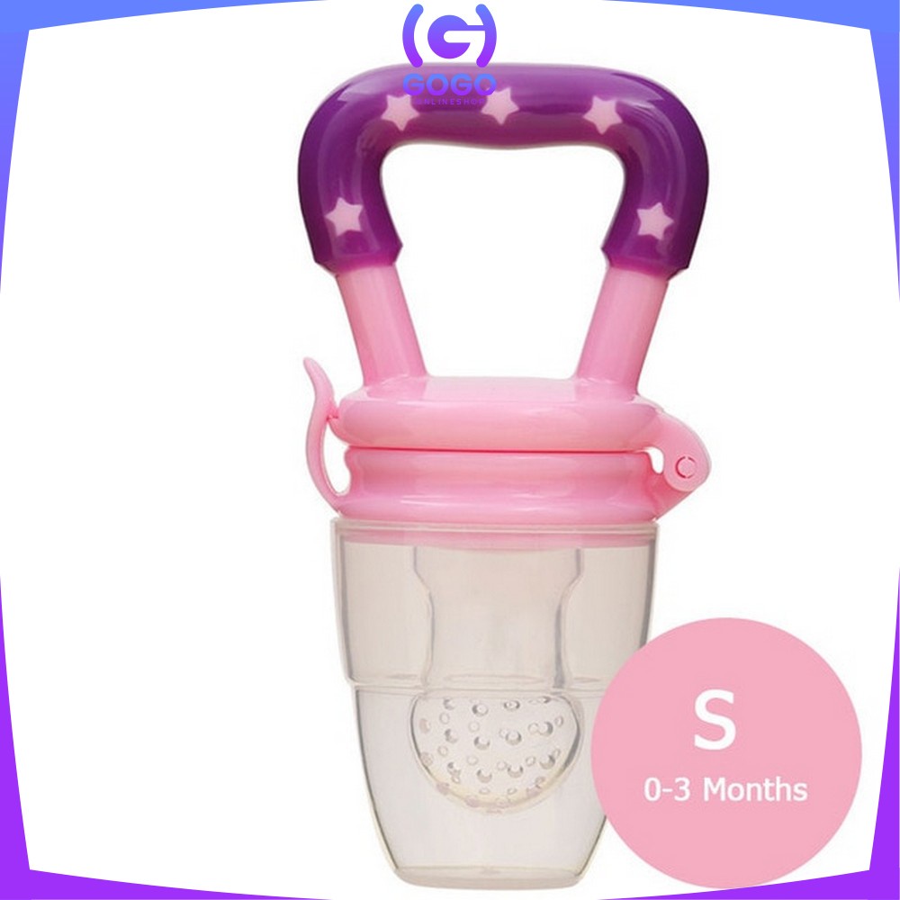 GOGO-C44-45 Empeng Dot Buah Anak Bayi Baby Fruit Feeder Rattle Teether Kompeng Pacifier Gigitan Bayi
