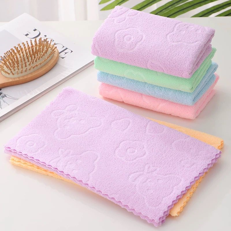 [HY.OLSHOP12] Kain Lap Serbaguna/ Kain Lap Dapur Microfiber 25x25cm