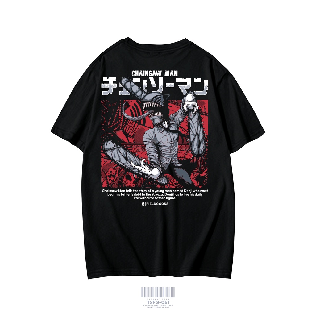 KAOS ANIME CHAINSAW MAN ONE PIECE