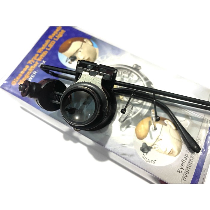

Eye Loop LED Light / lampu LED Kaca pembesar 20X untuk servicereparasi
