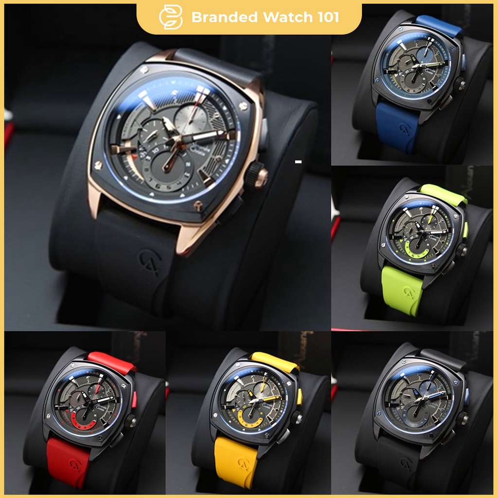 ORIGINAL Jam Tangan Pria Alexandre Christie AC 6591 / AC6591 / 6591 Garansi Resmi 1 Tahun, Rubber