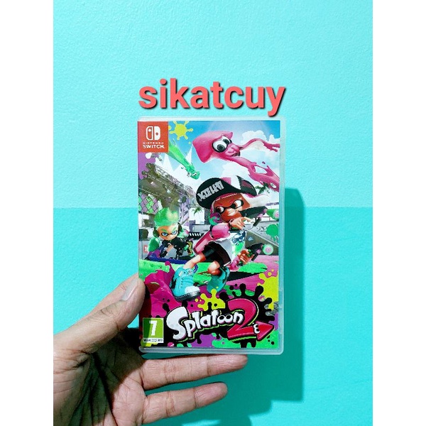 KASET CARD CARTRIDGE NINTENDO SWITCH GAME SECOND SPLATOON 2