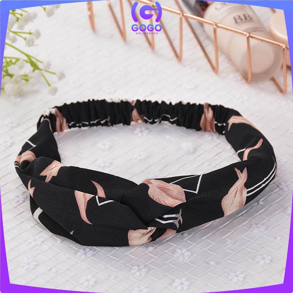 GOGO-C63-66 Bando Korea Style Bandana Rajut Bendo Rambut Karet Elastis Fashion Wanita Headband Murah