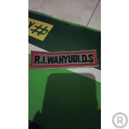 

nama bordir name tag bordir Bordir Nama Custom