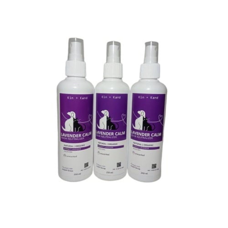 PENGHILANG BAU KOTORAN KUCING ANJING - WANGI LAVENDER 250ml