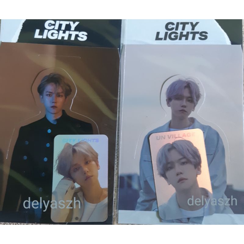 STANDEE HOLOGRAM BAEKHYUN CITY LIGHTS