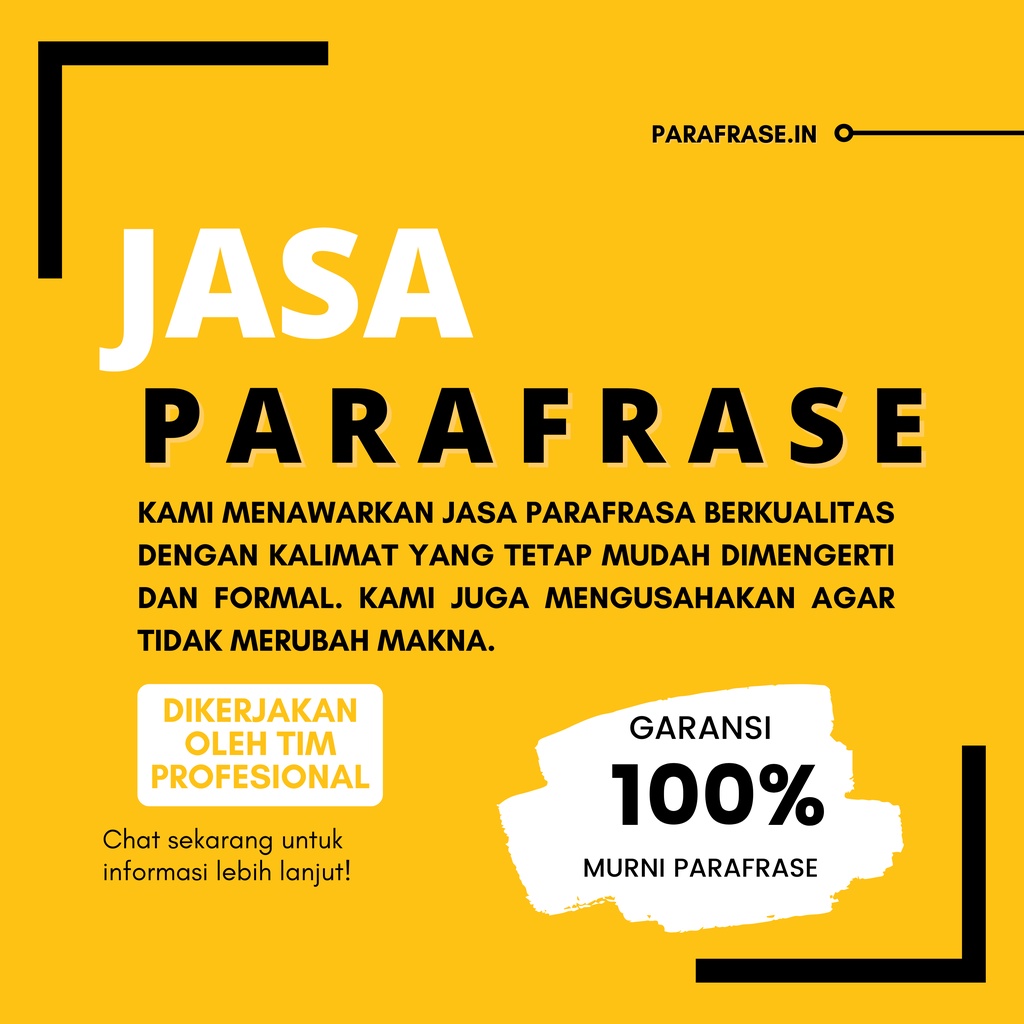 Parafrase Skripsi, Tesis, Disertasi, dan Jurnal