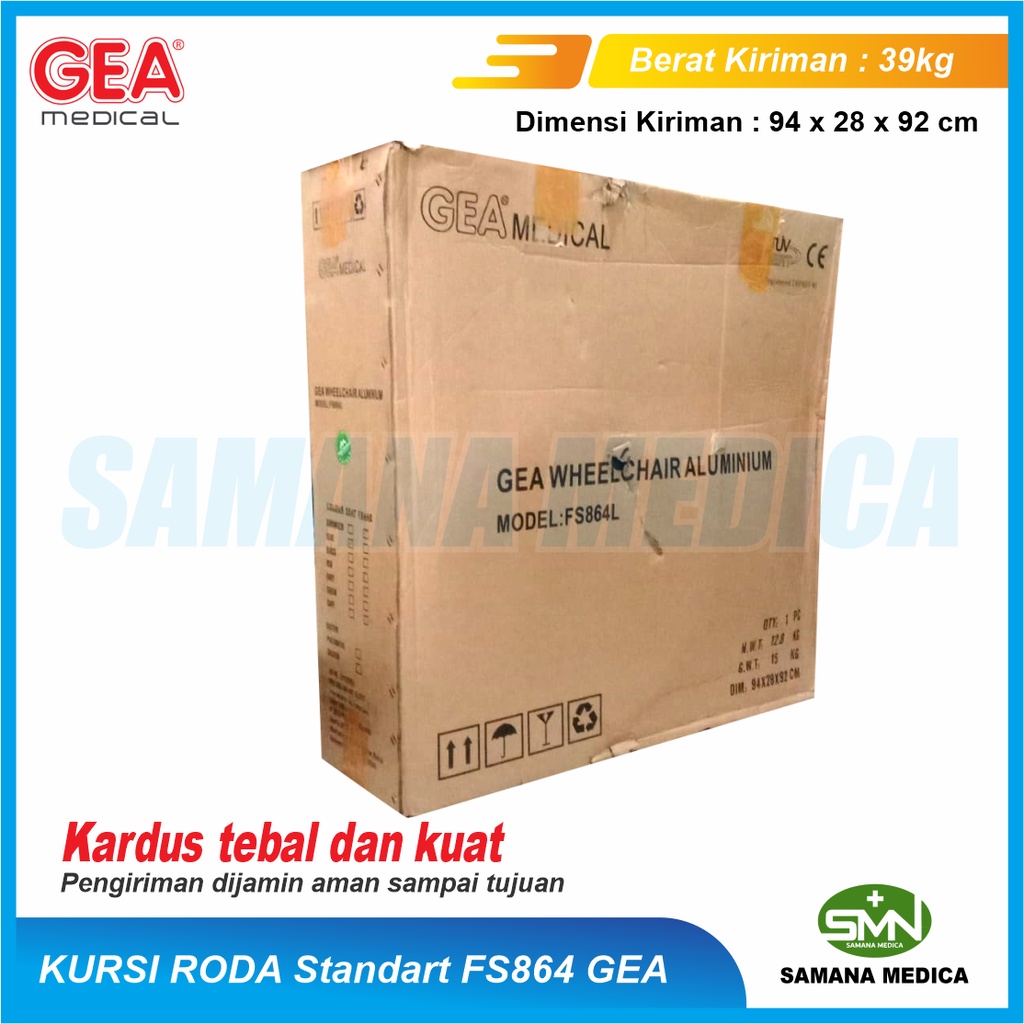 Kursi Roda Wheel Chair Travelling FS864 GEA Roda Hidup Promo Murah