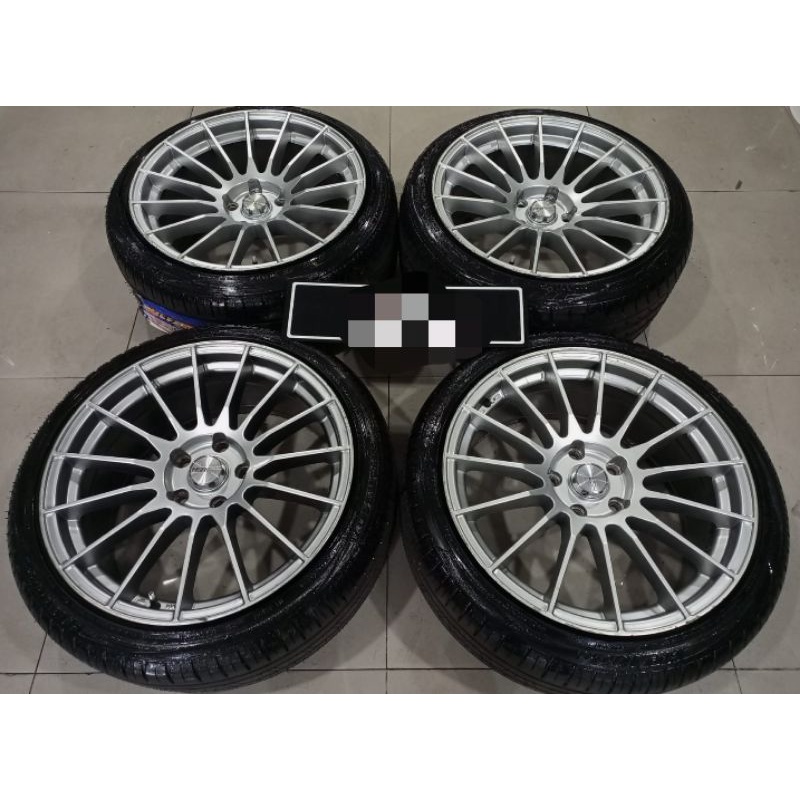 Velg Mobil Second Race Ring 18 H5x114 + Ban 225/234 40 R18