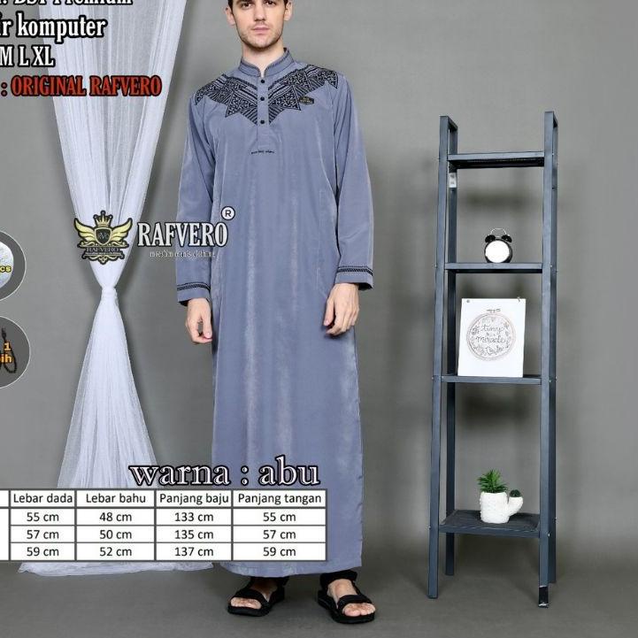 Terbaru ZYDDT La-Thazan Jubah Al-khairy Bordir 2022 Terpopuler/Juba Gamis Muslim Madinah Pria Dewasa