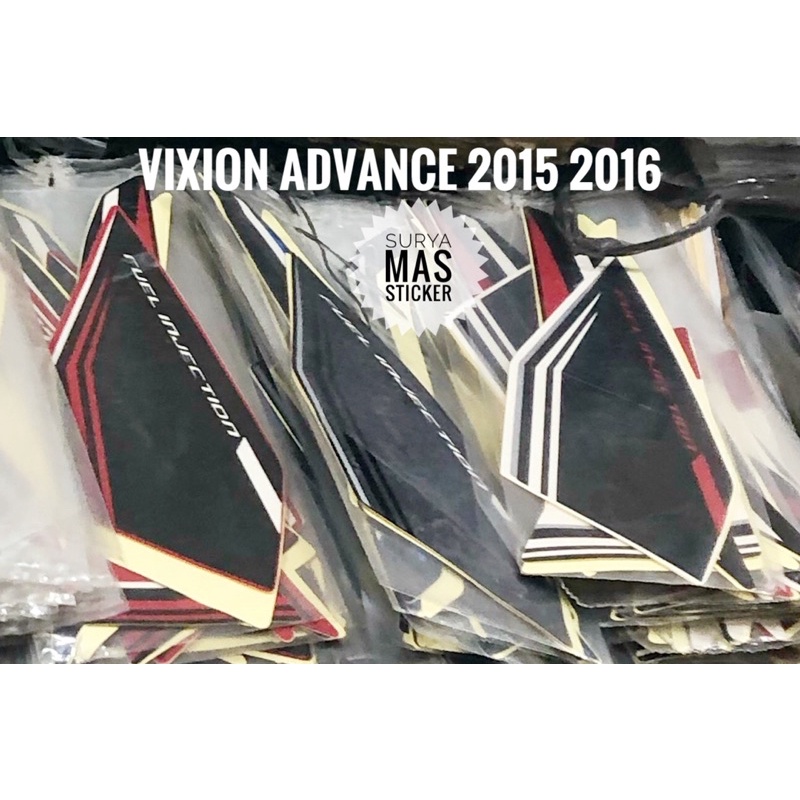 striping yamaha vixion advance nva 2015 2016 stiker les bosi motor
