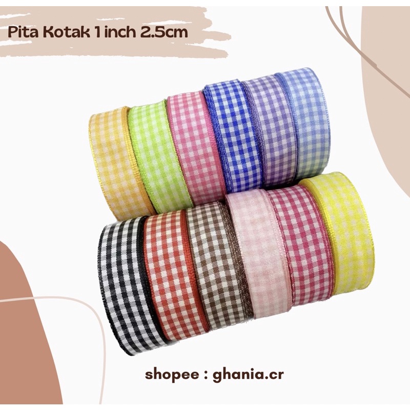 

Pita Kotak 1 inch 2.5cm Per ROLL