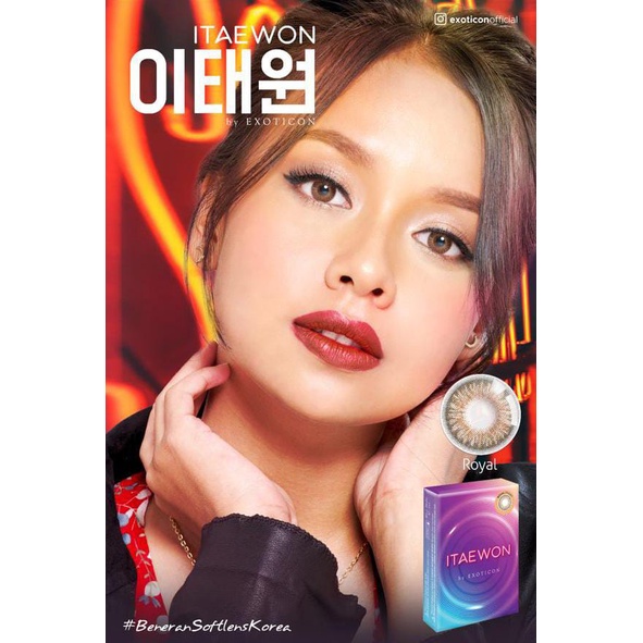 SOFTLENS X2 ITAEWON NORMAL &amp; MINUS (-0.50 S/D -6.00) BY EXOTICON DIA 14.5MM / FREE LENSCASE / Softlen Soflen Soflens