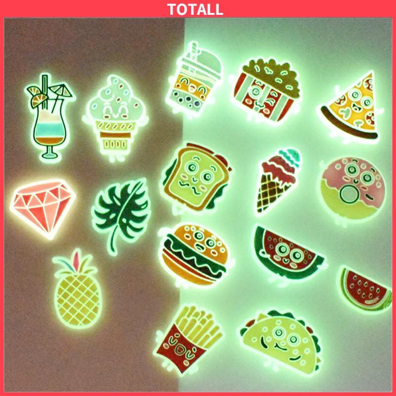 COD Charms Pin Bahan Pvc Glow In The Dark Desain Makanan Untuk Aksesoris Charms Fashion-Totall