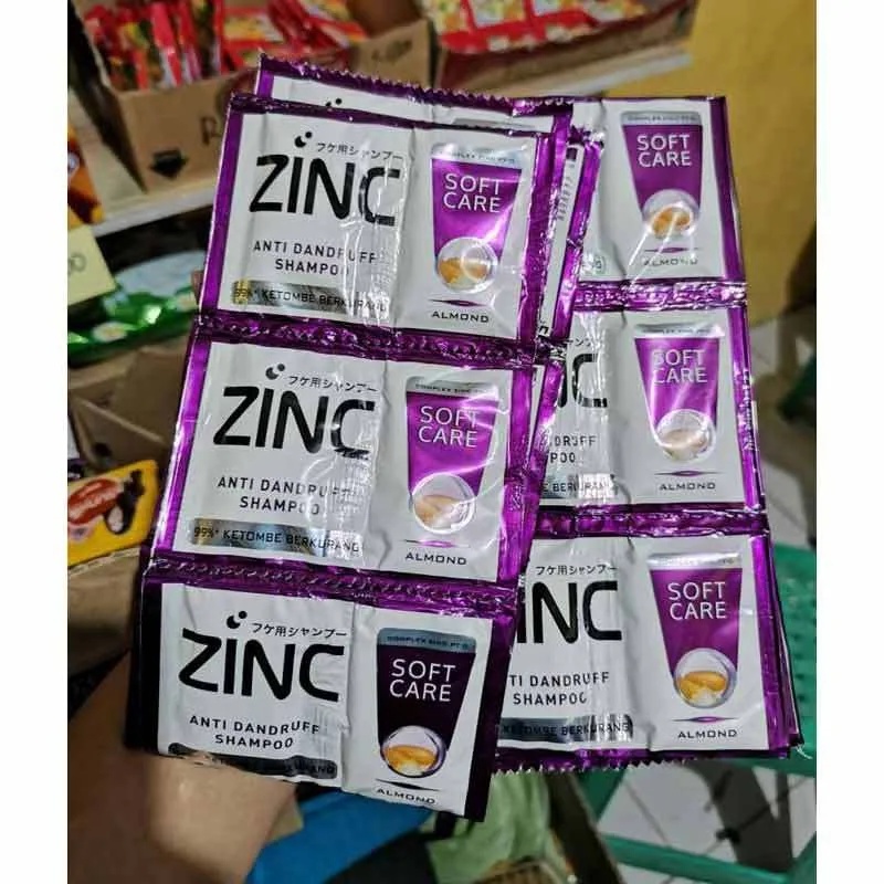 zinc shampoo sachet renceng random / shampoo zinc / zinc shampoo renceng