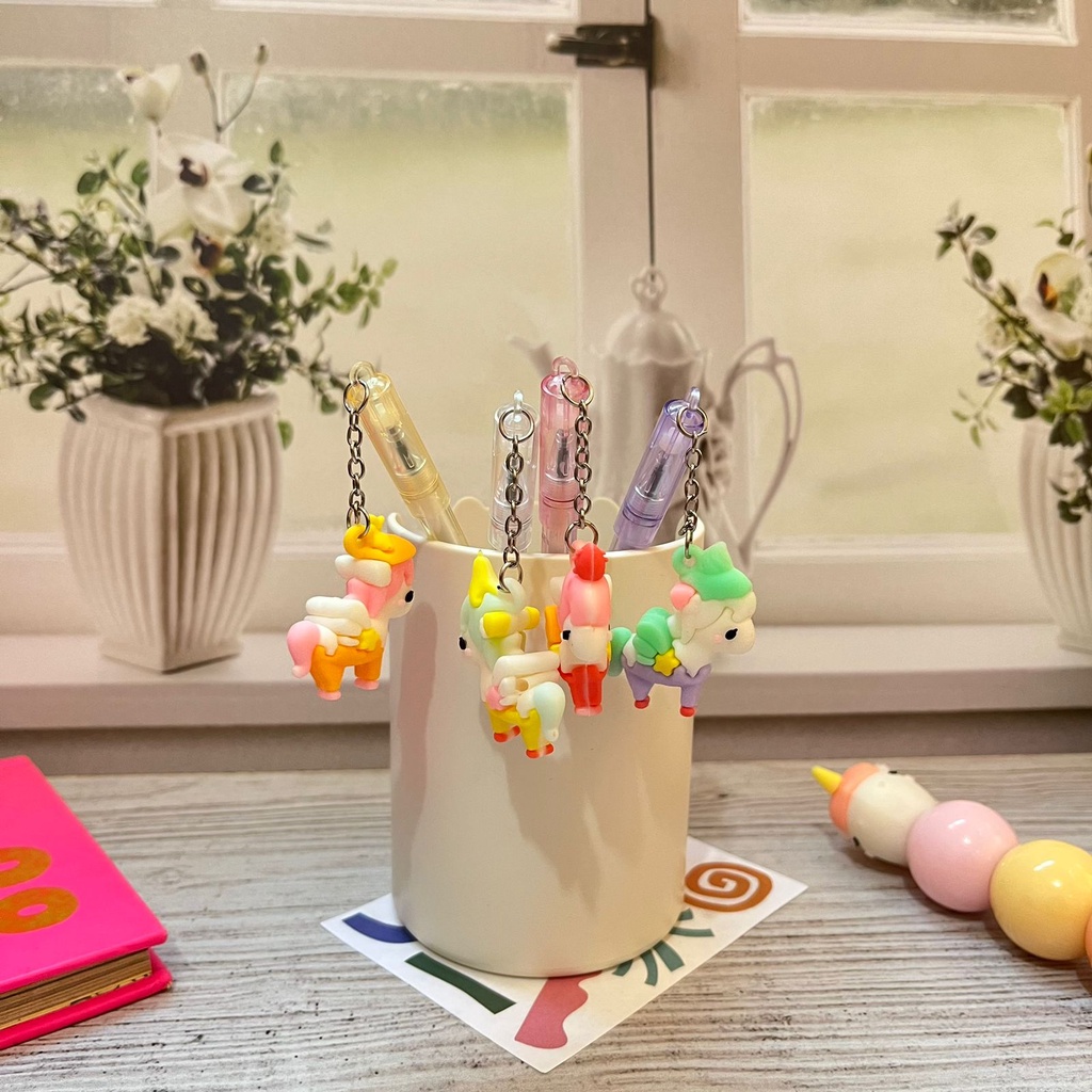 

pulpen gel bolpen gantungan unicorn sayap pena lucu tinta hitam bisa COD pen imut keren pulpen unik atk kebutuhan anak sekolah termurah import