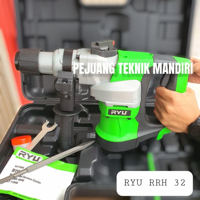 Mesin Mesin Bor Beton Tembok Bobok Ryu Rrh 32 / Rotary Hammer Ryu Rrh32