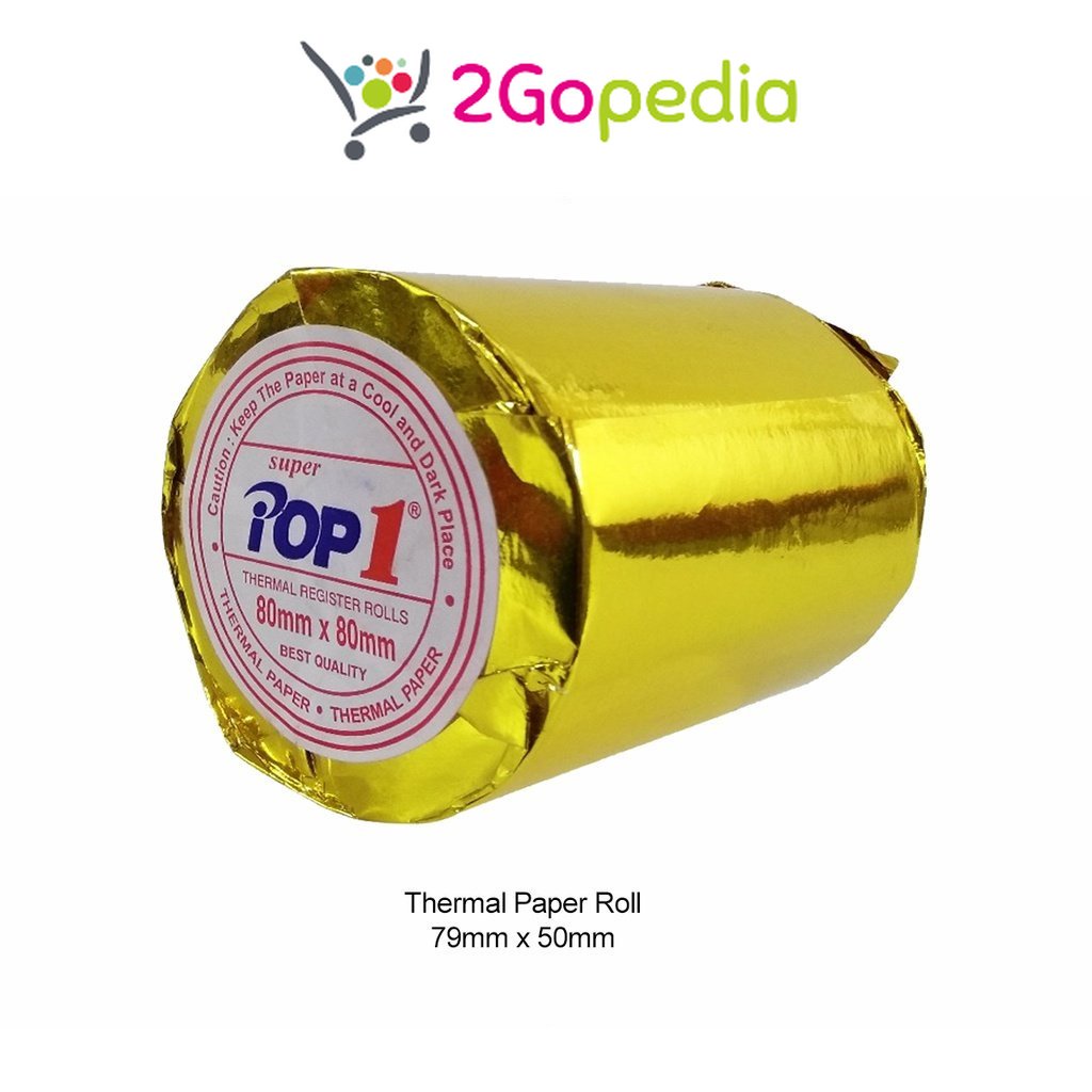 

Kertas Thermal Fax Paper Roll 79 x 50 mm Pop1 Grosir Murah Atk