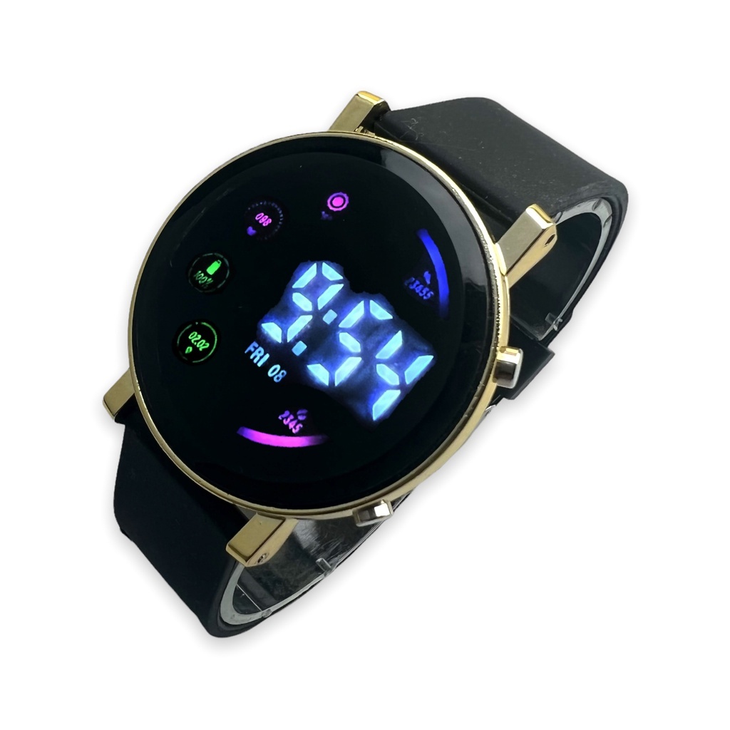 [DGS] COD✅ Jam Tangan Wanita Pria Digital Rubber Anti Air LED Watch Electronic Fashion Harga Grosir S1216