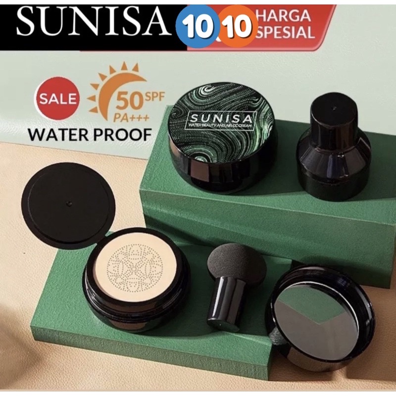 SUNISA CC CUSHION CC WATERPROOF ORIGINAL BARCODE NATURAL COLOR BEST SELLER