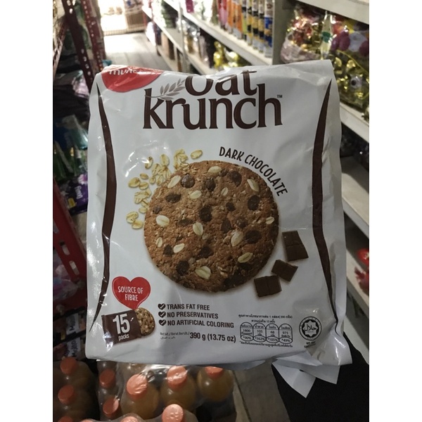 

Oat Krunch/biskuit diet/biskuit gandum/cemilan sehat/cookies coklat/made in malaysia