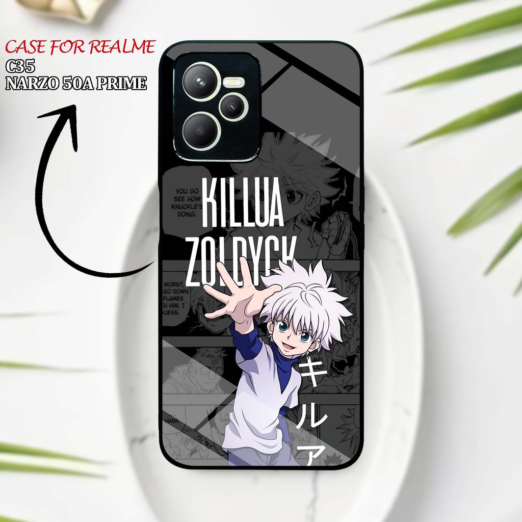 CASE GLOSSY Realme | C35 | Narzo 50A Prime | CASING HP KILAU Motif Kilua