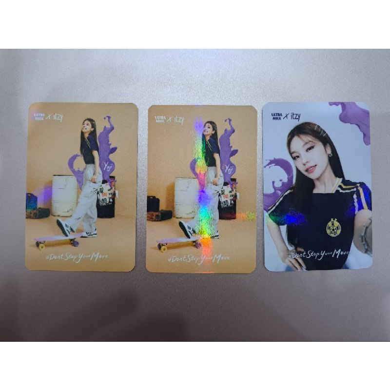 PC Photo card Official Itzy X Ultramilk Yeji Konsep and Selca