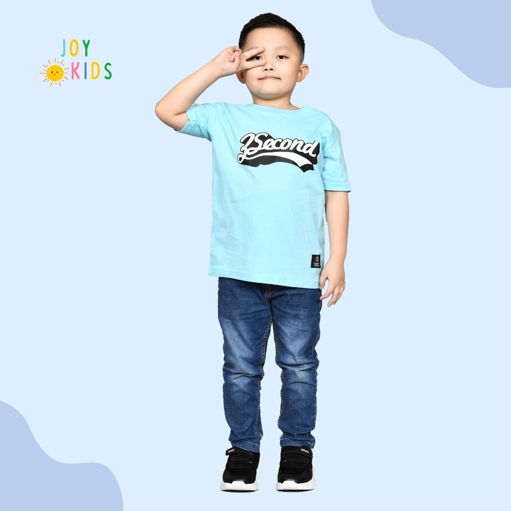 Joy Kids Baju Kaos Atasan Distro Anak Laki Perempuan Katun Premium Murah 1-12 Tahun