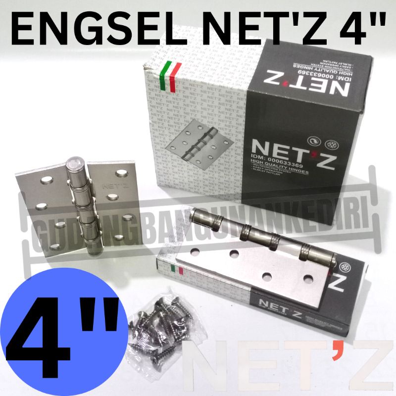 engsel pintu Tebal 4 inch 4inch 4&quot; GRT Netz