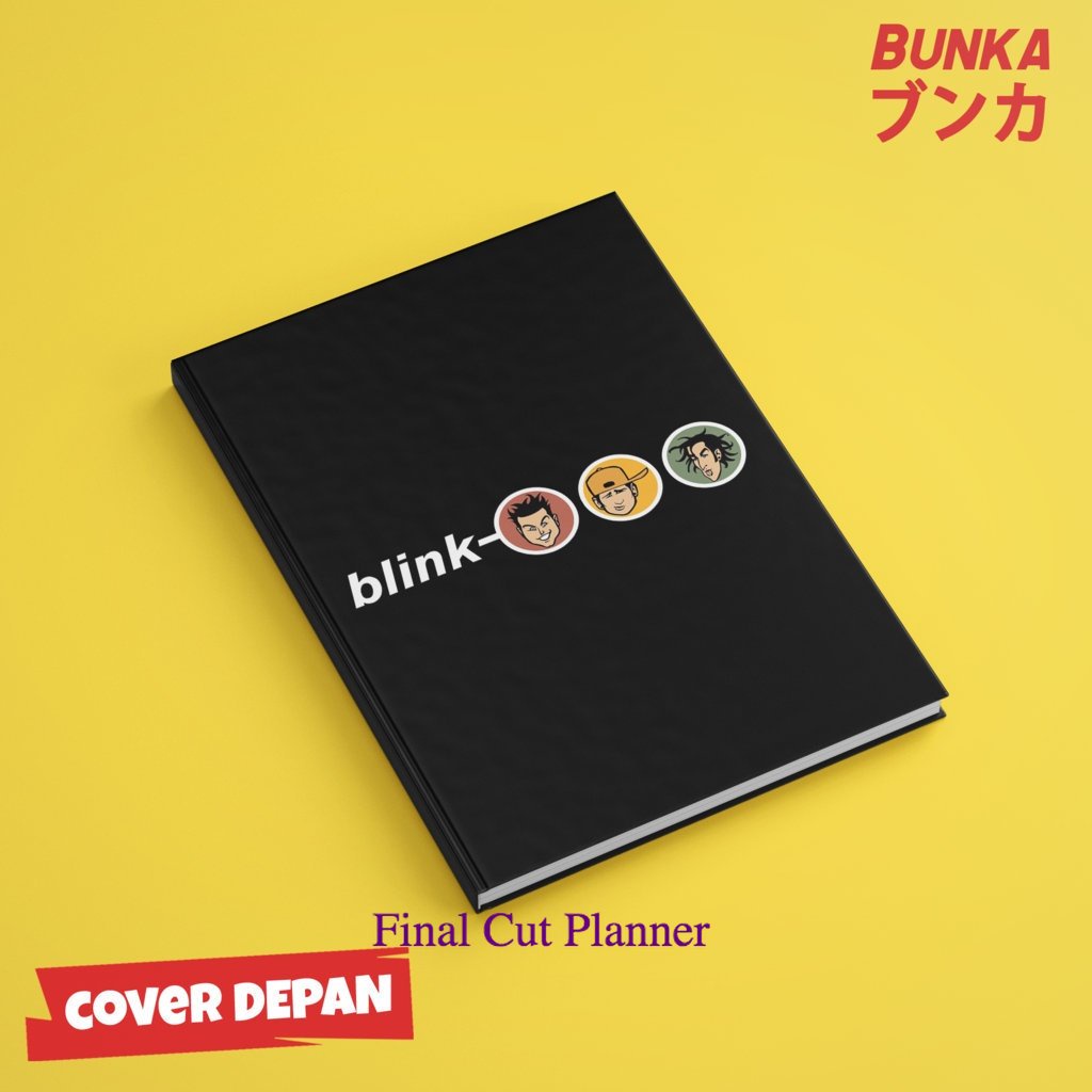 

Notebook Band Blink 182 Icon Hardcover A5 Buku Tulis Catatan Notes Agenda Planner Jurnal .