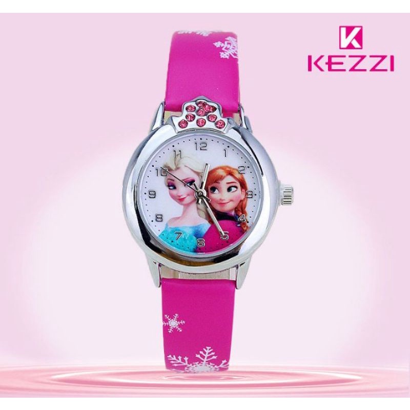 Kezzi Jam Tangan Anak Perempuan Princess Elsa Anna Frozen