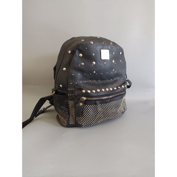 backpack kulit mcm
