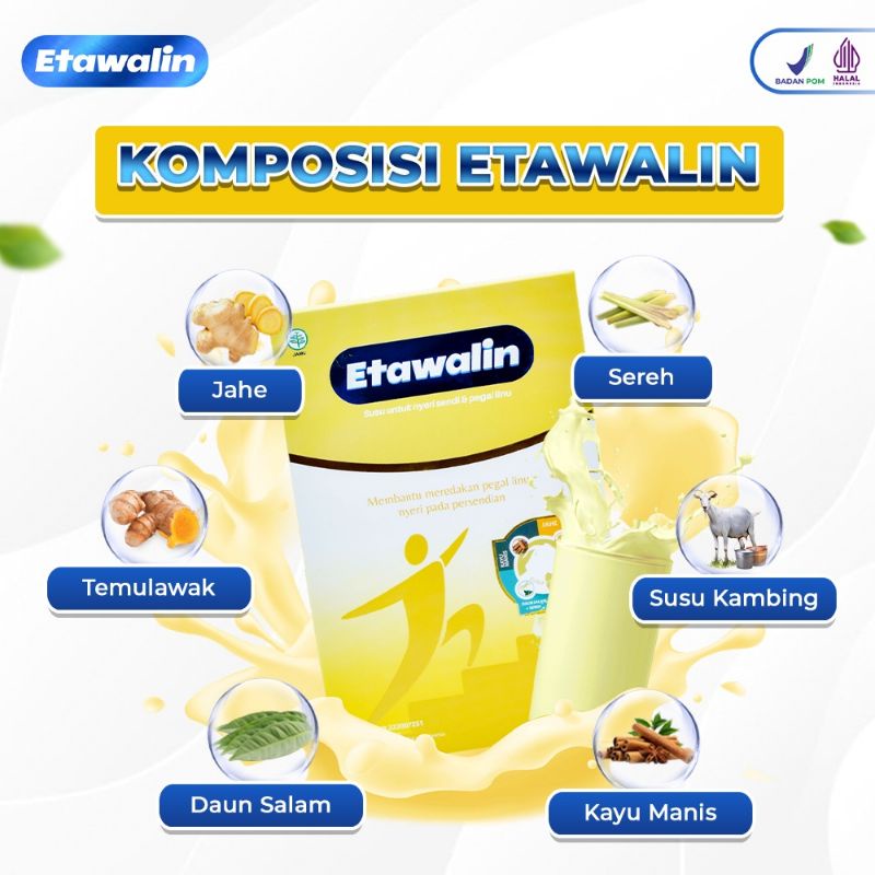 

Etawalin Susu Kambing Ettawa Atasi Nyeri Sendi 200gr