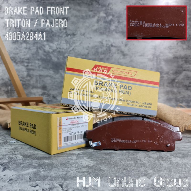 BRAKE DISC PAD - KAMPAS REM DEPAN PAJERO SPORT / TRITON