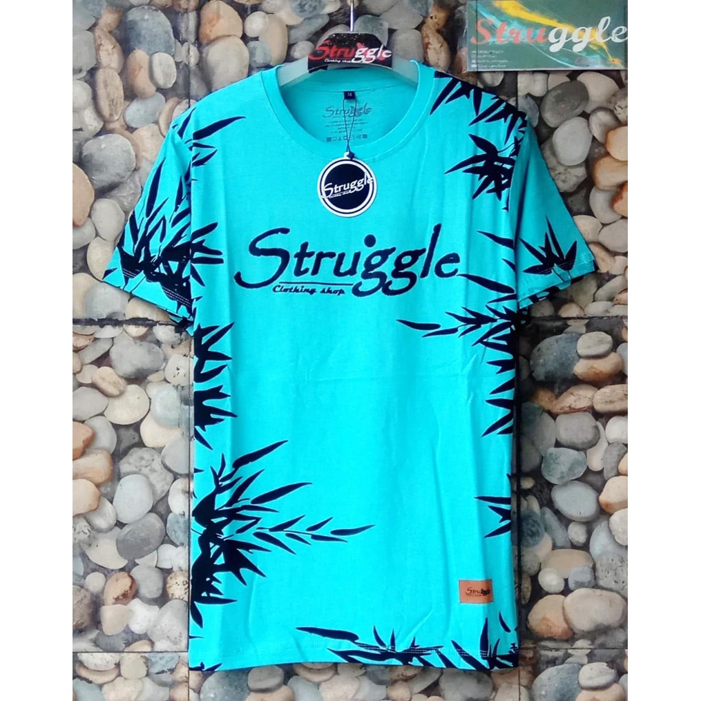 DISTRO KAOS PRIA LENGAN PENDEK STRUGGLE ORIGINAL TERBARU