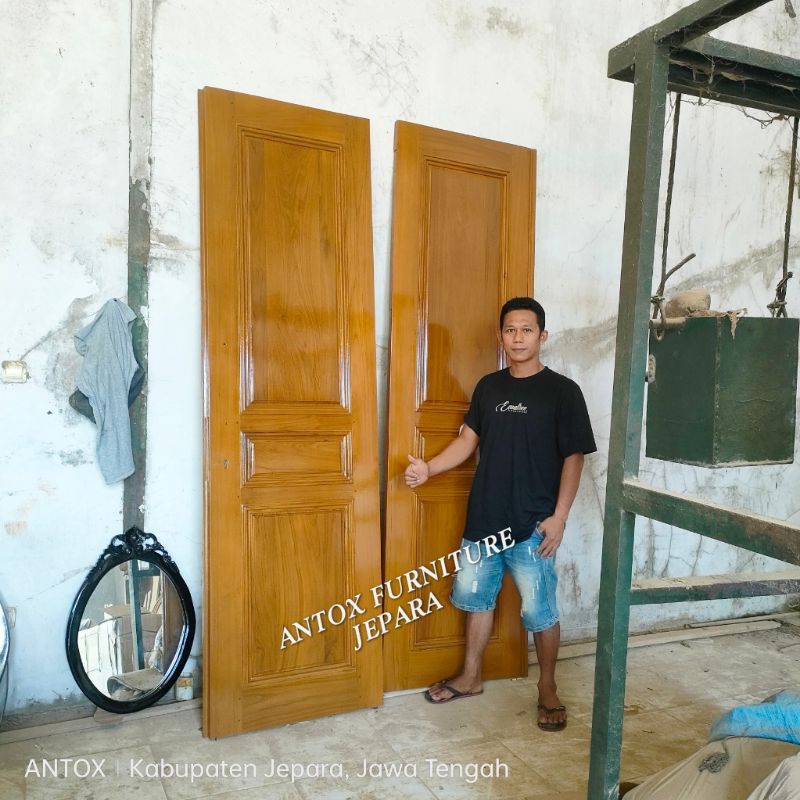 pintu rumah kayu jati mebel Jepara